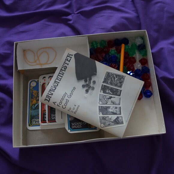 Vintage 1981 Milton Bradley E.S. Lowe Dragonmaster A Fantasy Card Game E2100 - Picture 2 of 16